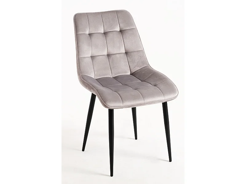 Sillas Comedor - Silla Cade Terciopelo - Gris