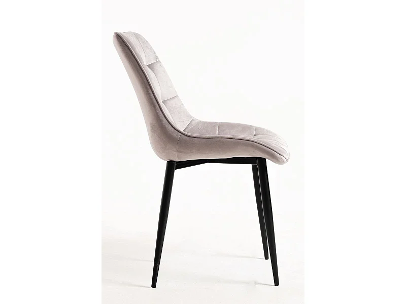 Sillas Comedor - Silla Cade Terciopelo - Gris