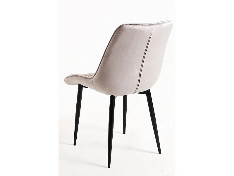Sillas Comedor - Silla Cade Terciopelo - Gris