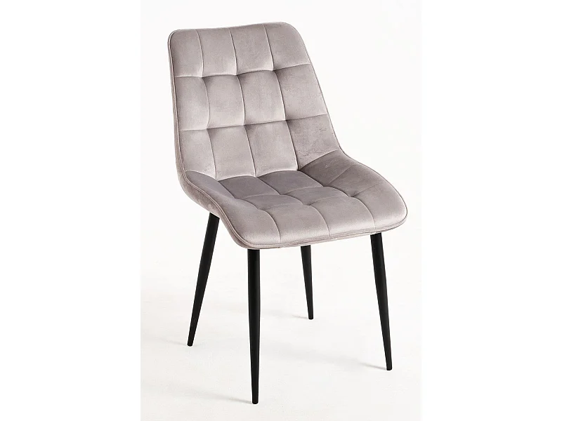 Sillas Comedor - Silla Cade Terciopelo - Gris