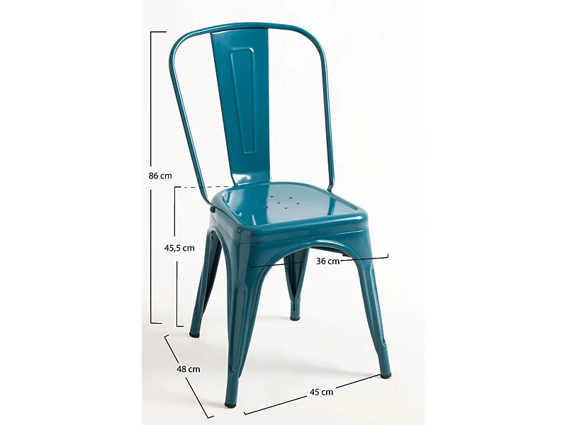 Packs Sillas Comedor - Pack 6 Sillas Torix - Verde azulado