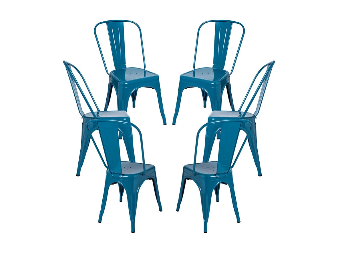 Packs Sillas Comedor - Pack 6 Sillas Torix - Verde azulado