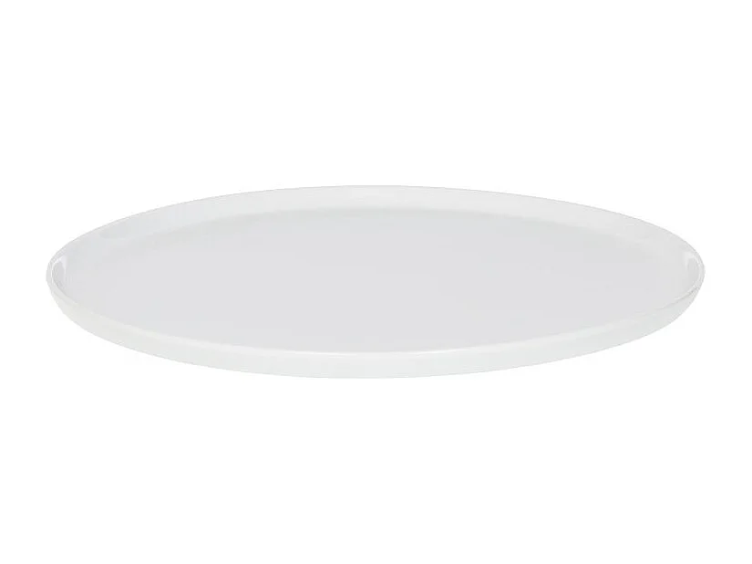Plat à tarte 32 cm en porcelaine blanche