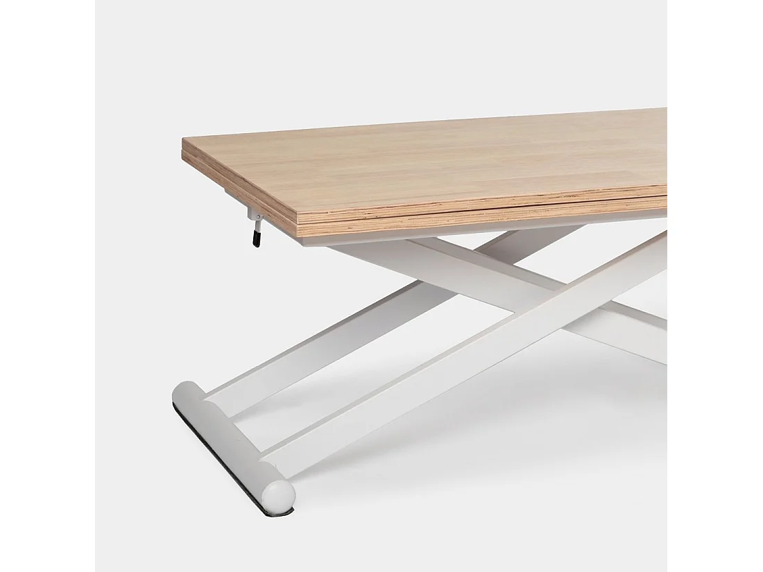 Mesa de centro elevable y extensible