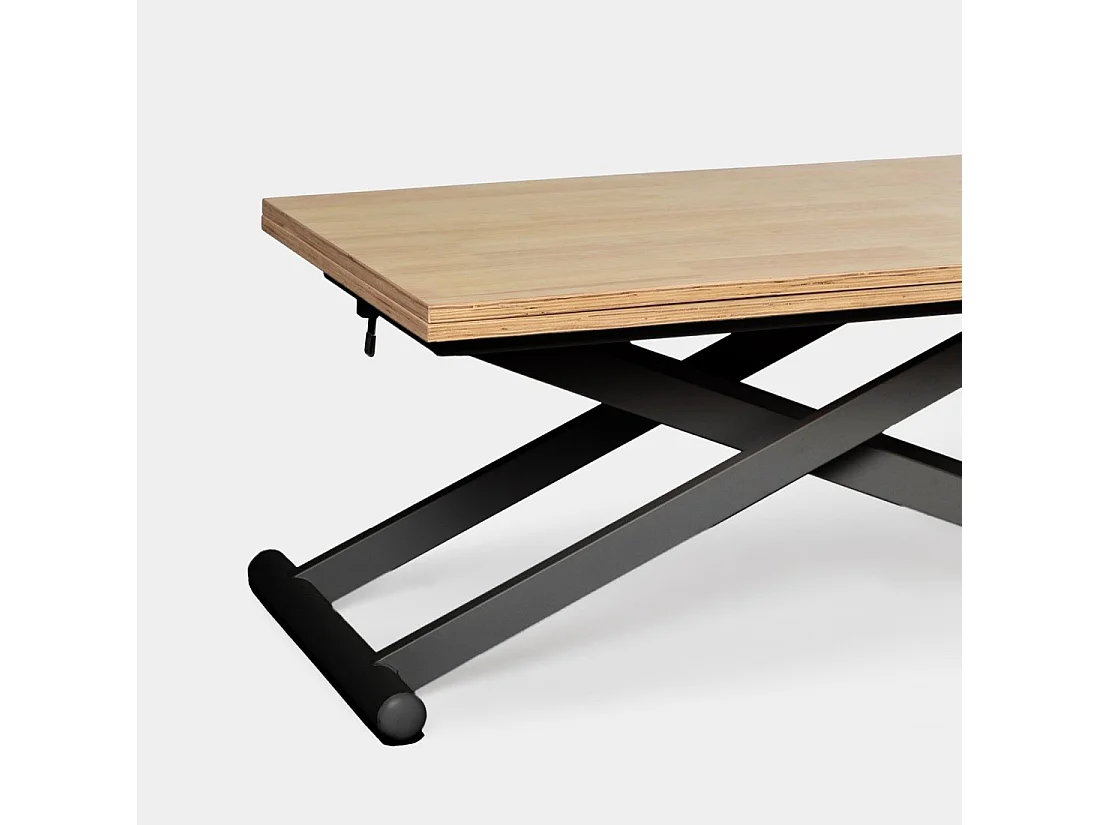 Mesa de centro elevable y extensible