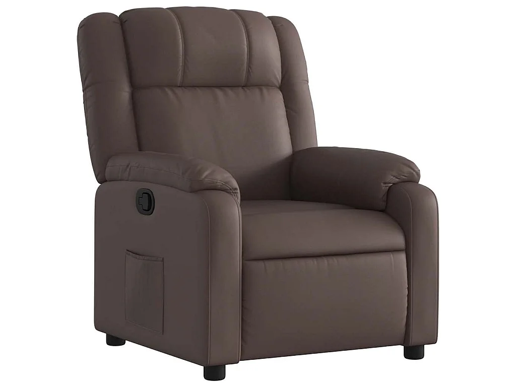 Fauteuil inclinable Marron Similicuir