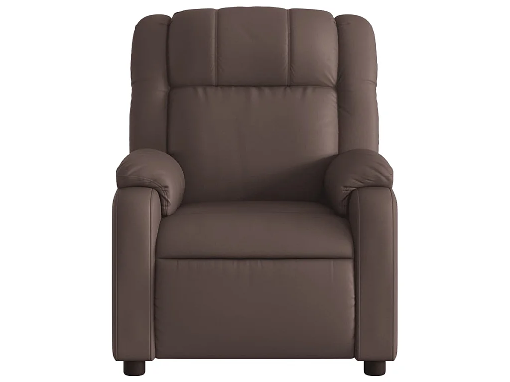 Fauteuil inclinable Marron Similicuir