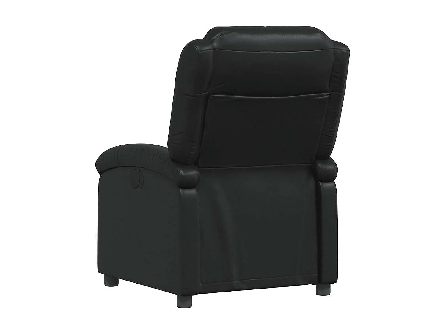 Relaxfauteuil Zwart Kunstleer