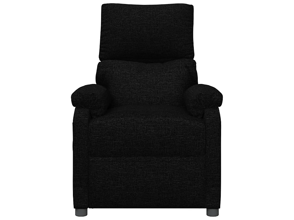 Poltrona elétrica reclinável tecido preto