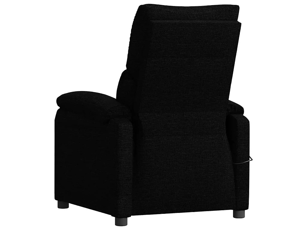 Poltrona elétrica reclinável tecido preto