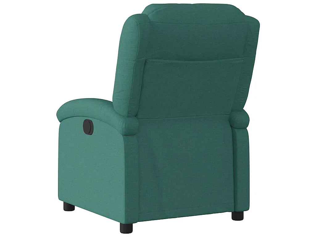 Fauteuil inclinable Vert foncé Tissu