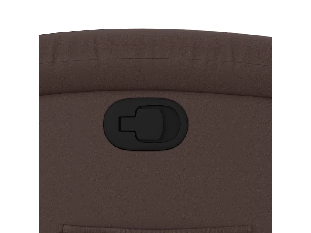 Fauteuil inclinable Marron Similicuir