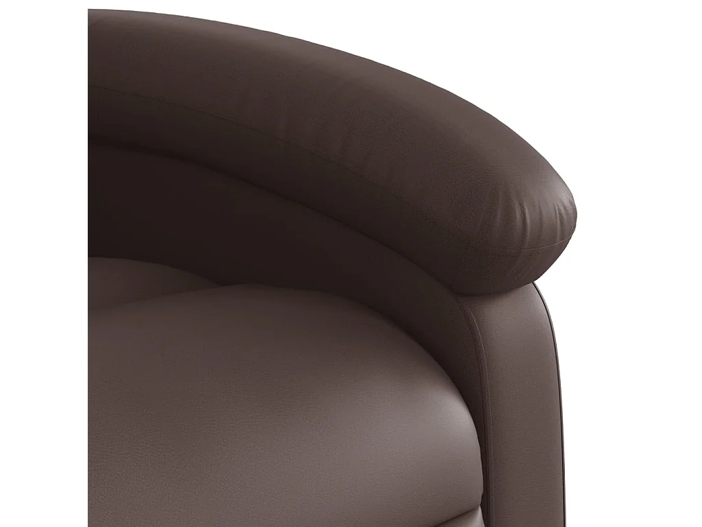 Relaxsessel Braun Kunstleder