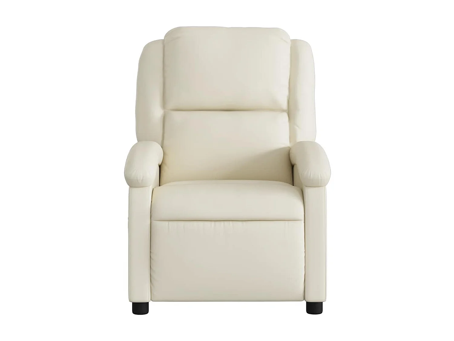 Fauteuil inclinable Crème Similicuir