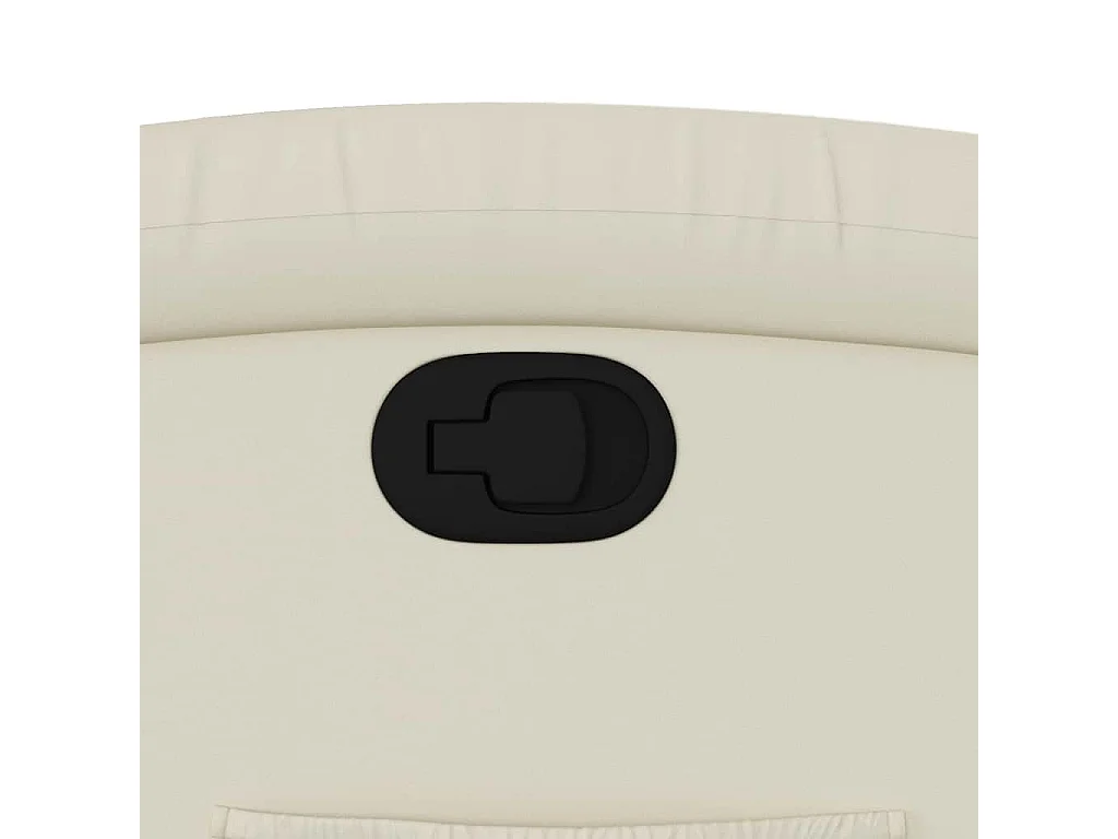 Fauteuil inclinable Crème Similicuir
