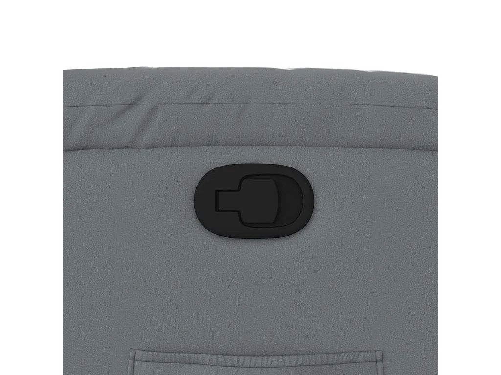 Fauteuil inclinable Gris Similicuir