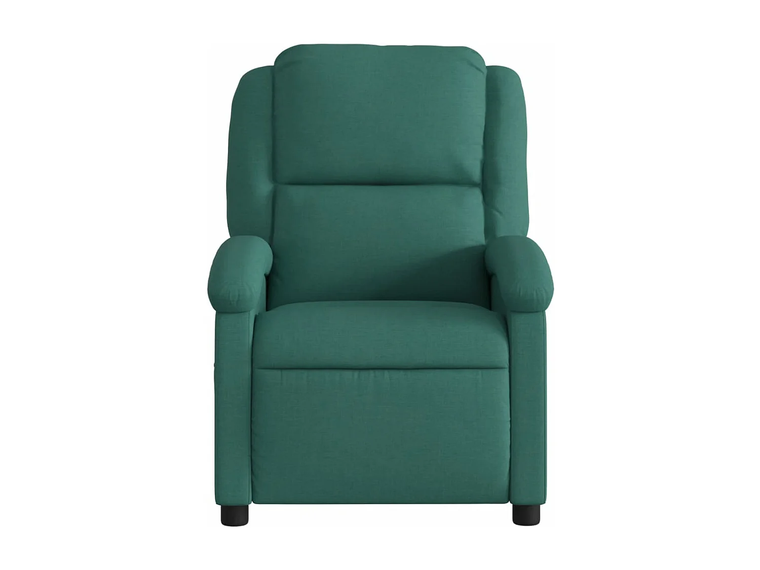Fauteuil inclinable électrique Vert foncé Tissu