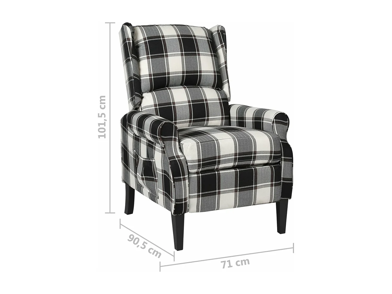 Fauteuil inclinable Multicolore Tissu