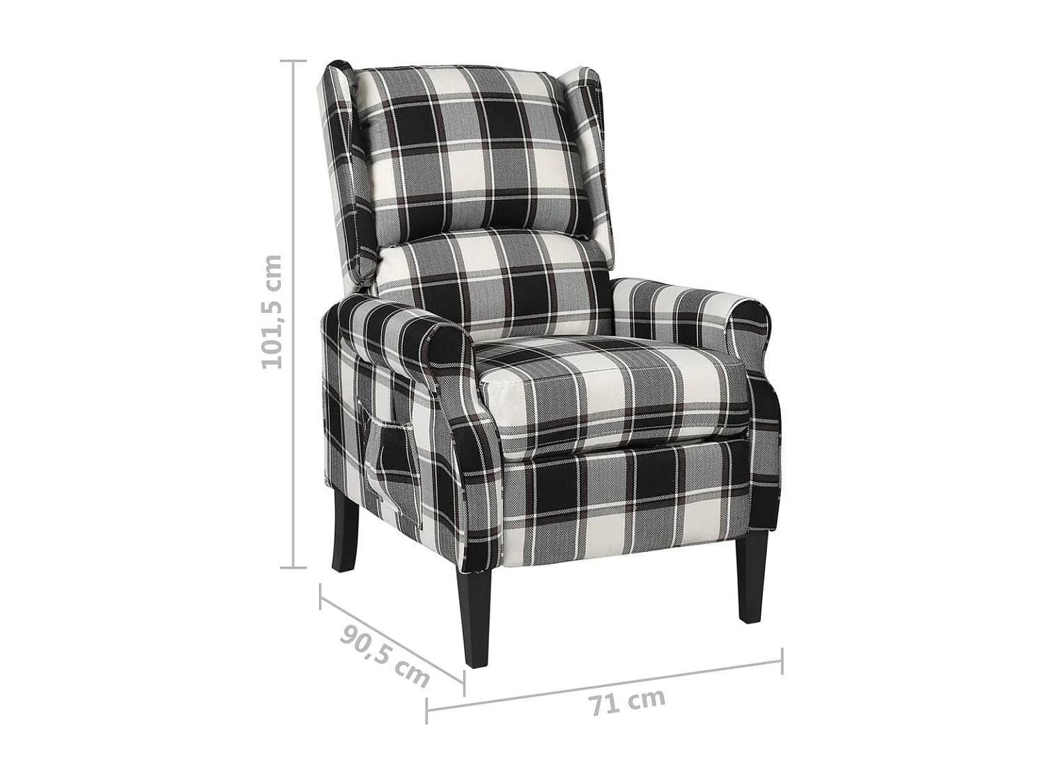 Fauteuil inclinable Multicolore Tissu