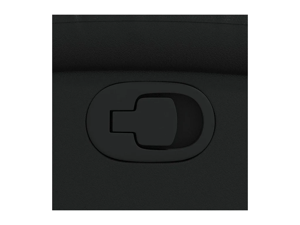 Relaxsessel Schwarz Kunstleder