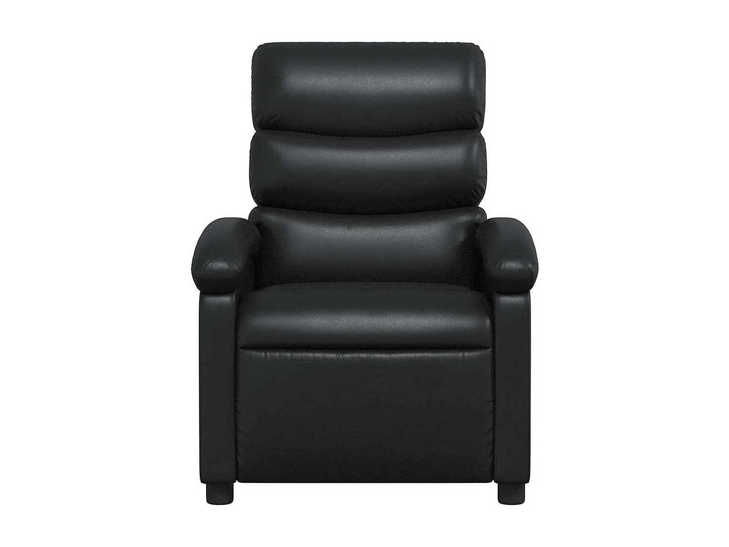 Fauteuil inclinable Noir Similicuir