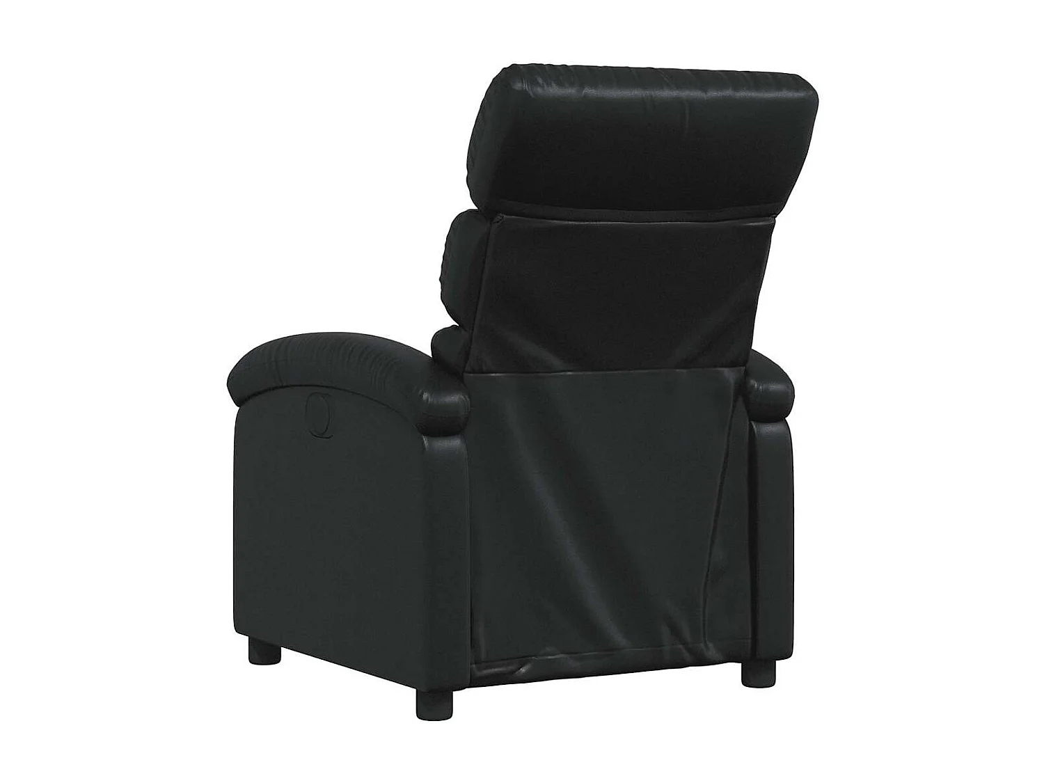 Fauteuil inclinable Noir Similicuir
