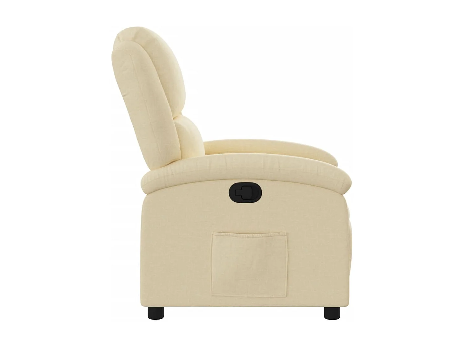 Fauteuil inclinable Crème Tissu