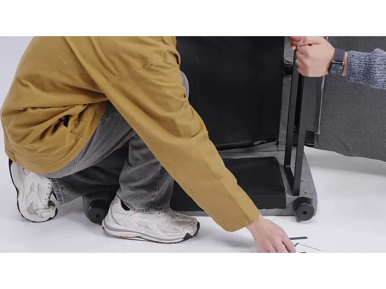 Fauteuil inclinable Crème Tissu