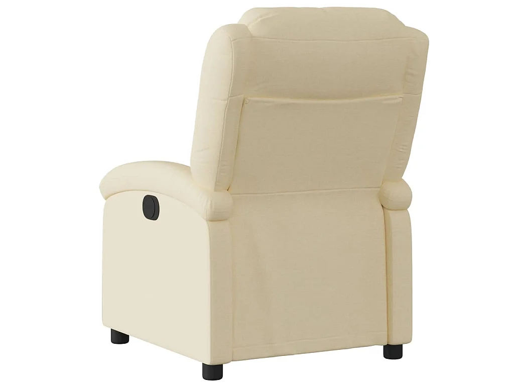 Fauteuil inclinable Crème Tissu