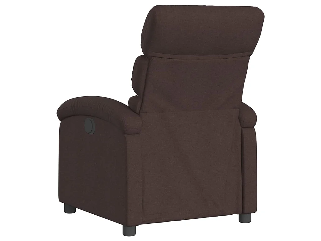 Relaxsessel Dunkelbraun Stoff