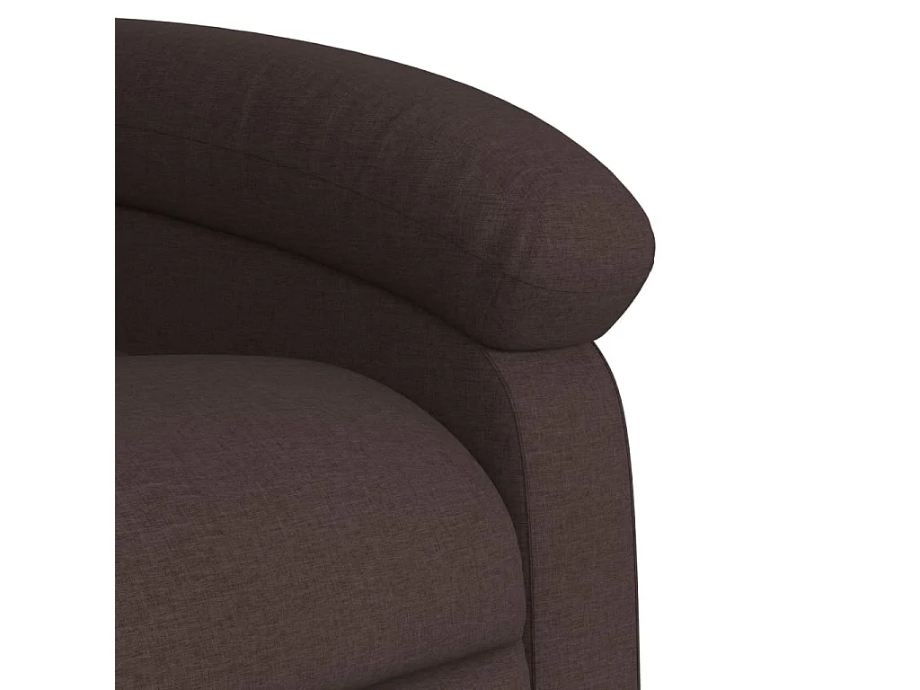 Relaxsessel Dunkelbraun Stoff