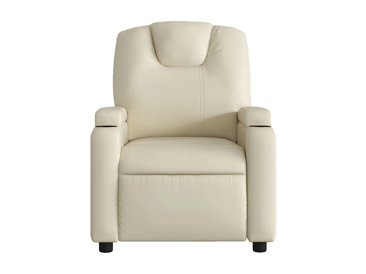 Fauteuil inclinable Crème Similicuir