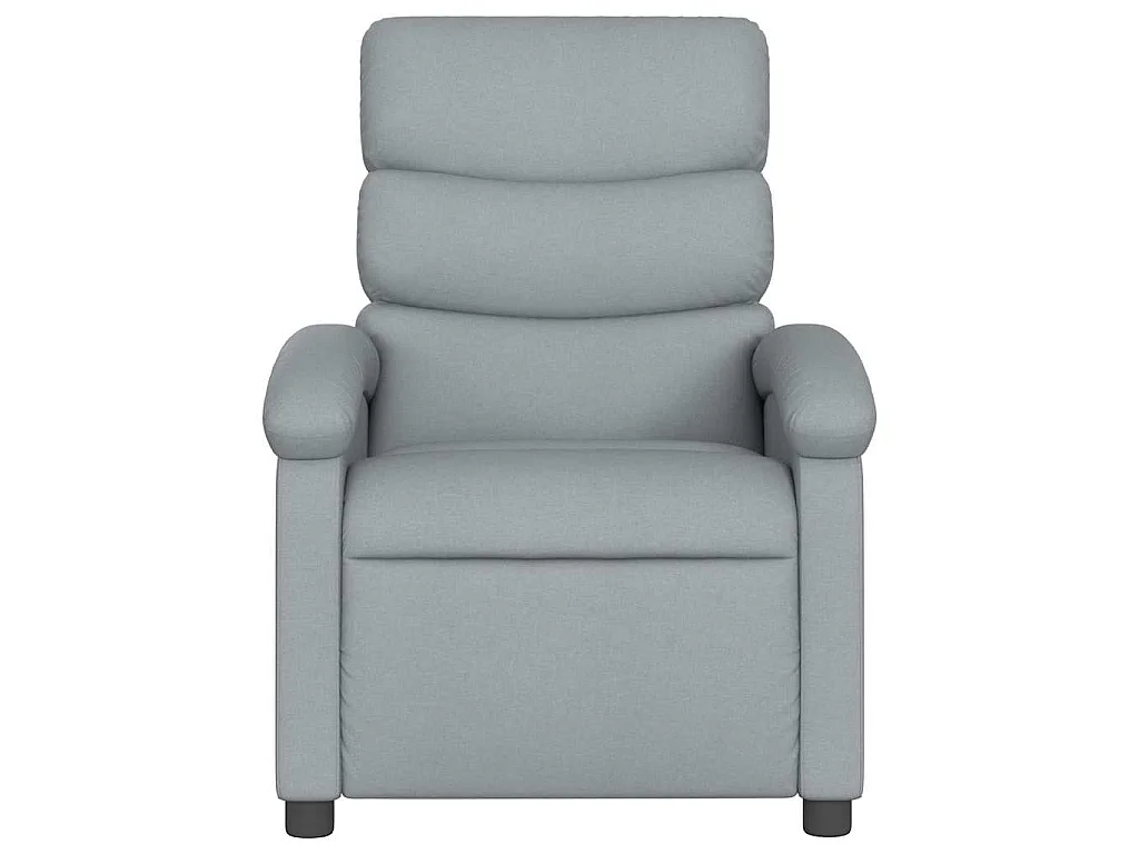 Relaxsessel Hellgrau Stoff