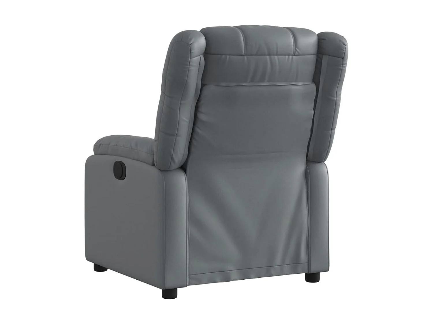 Fauteuil inclinable électrique Gris Similicuir