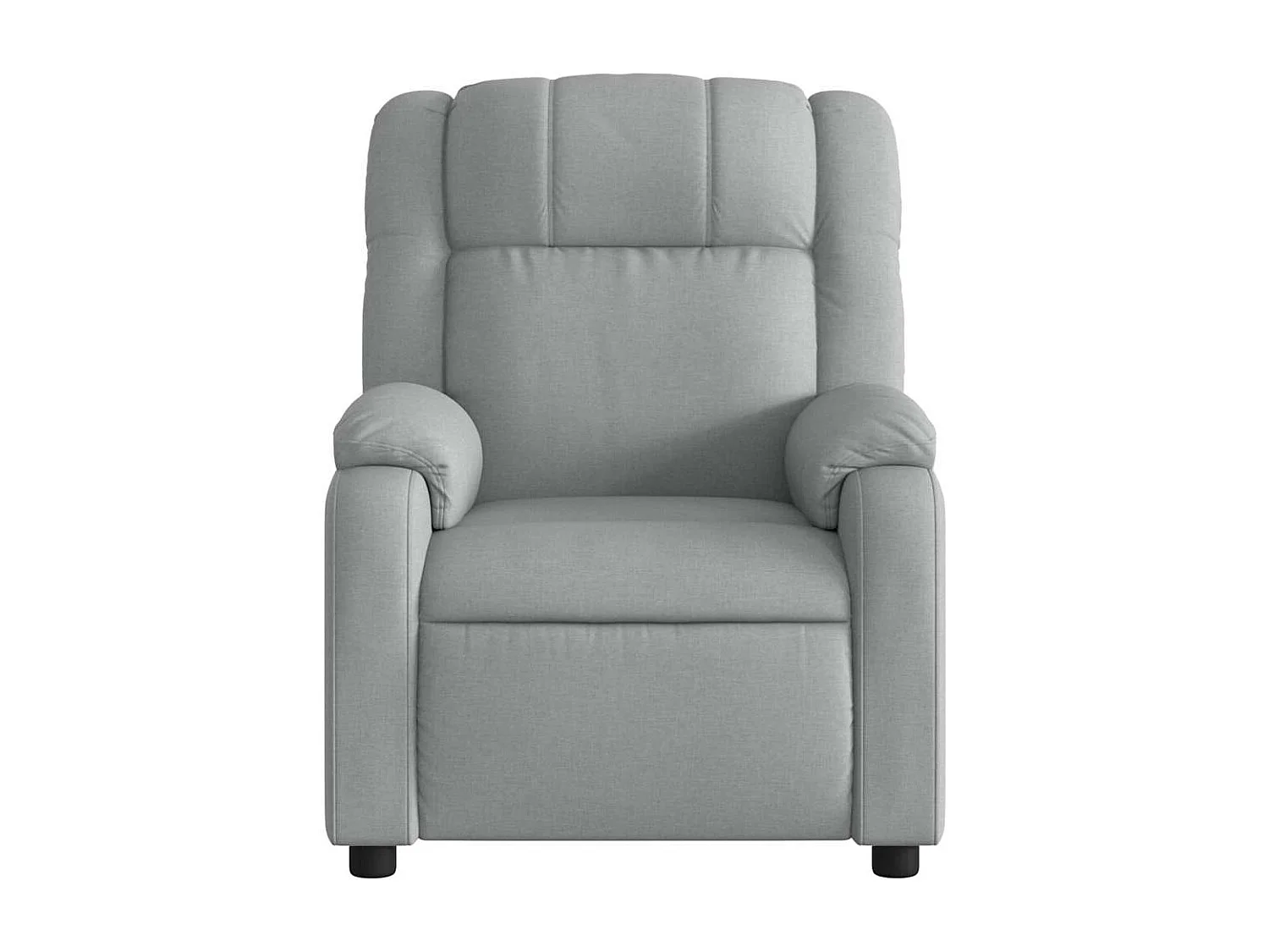 Fauteuil inclinable Gris clair Tissu