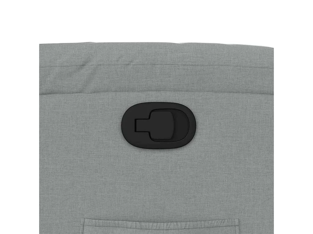 Fauteuil inclinable Gris clair Tissu