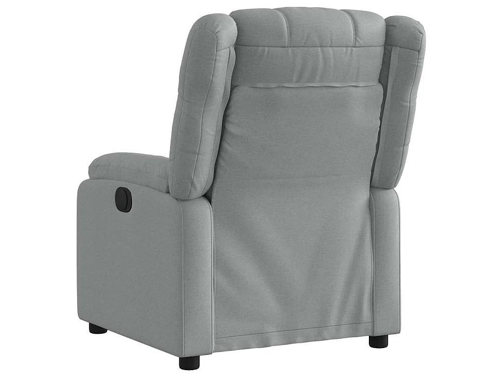 Fauteuil inclinable Gris clair Tissu