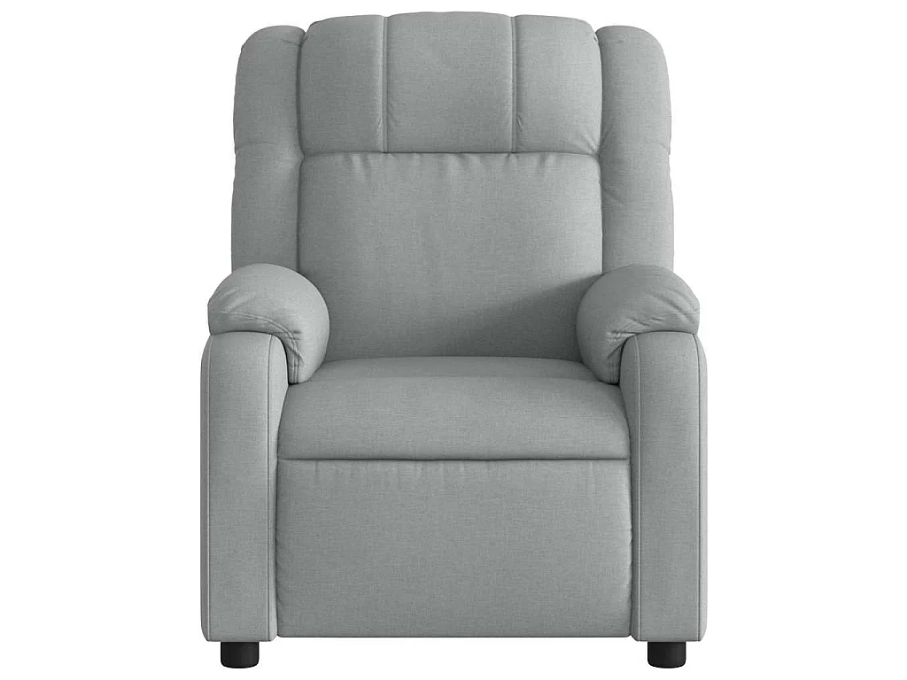 Fauteuil inclinable Gris clair Tissu