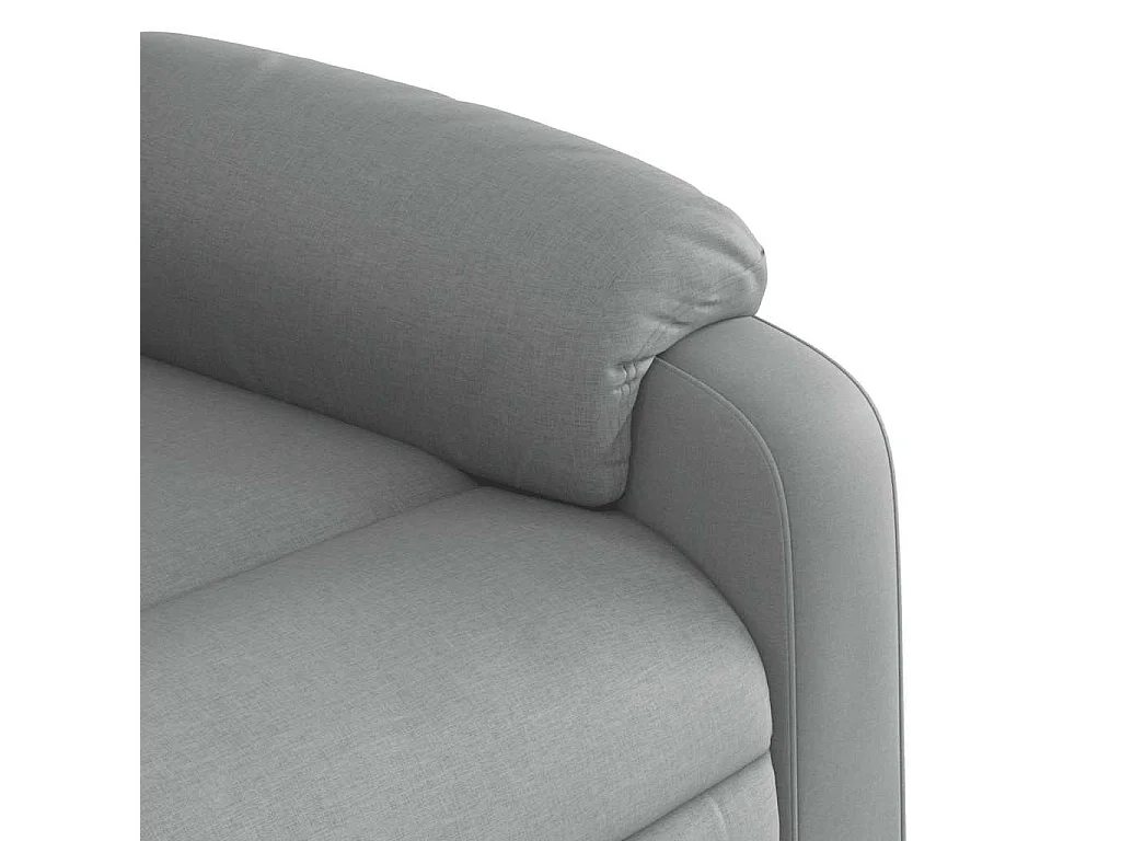 Fauteuil inclinable Gris clair Tissu