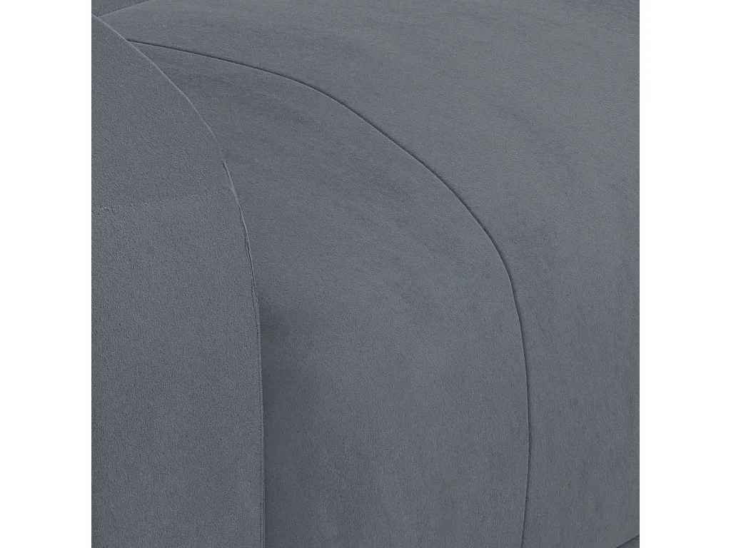 Relaxsessel Dunkelgrau Samt