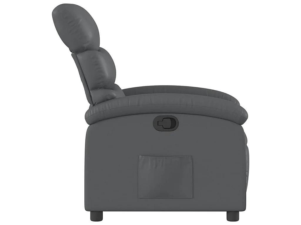 Fauteuil inclinable Gris Similicuir