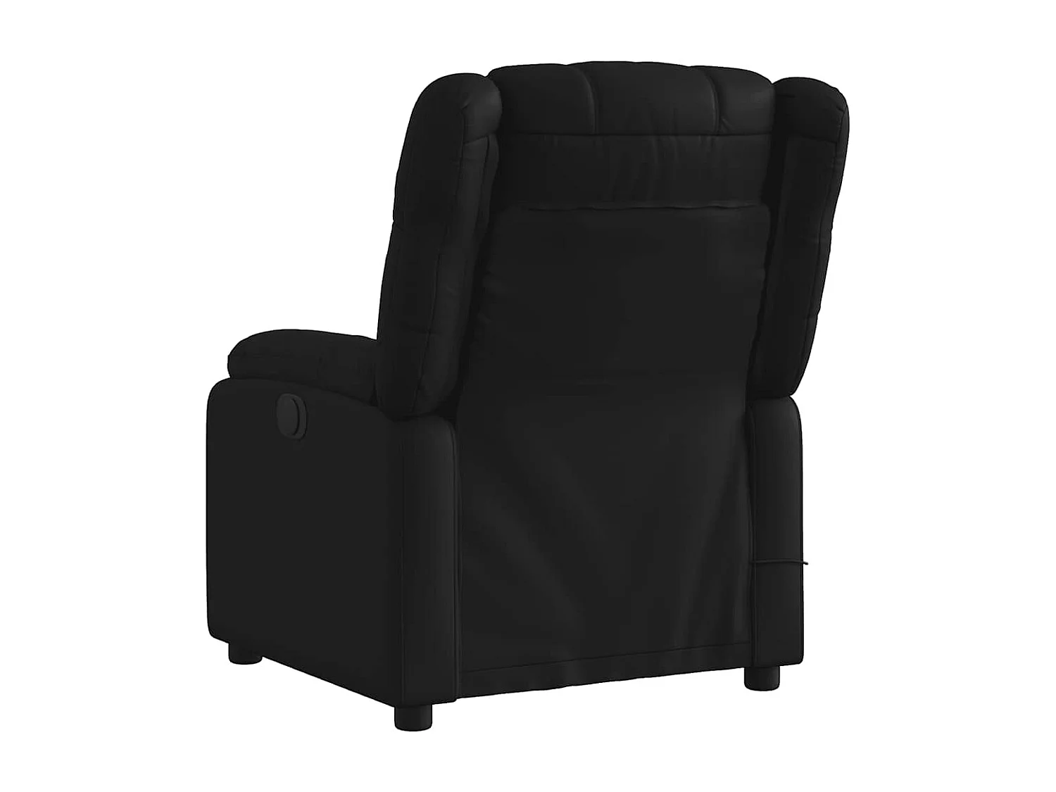 Massagesessel Elektrisch Schwarz Kunstleder