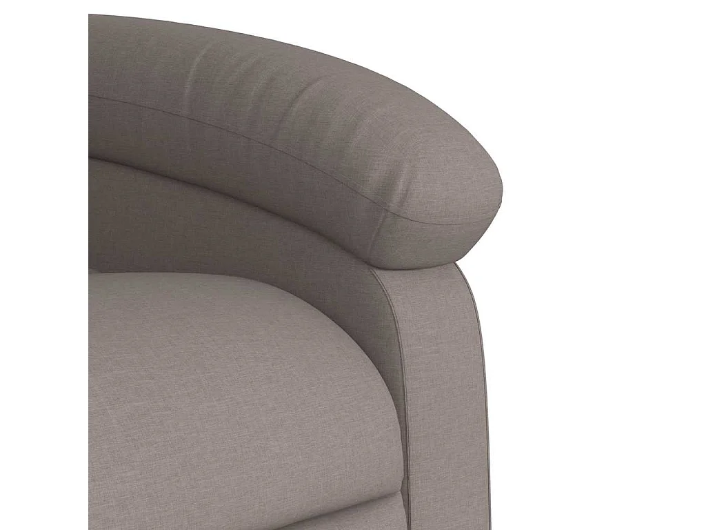 Fauteuil inclinable Taupe Tissu