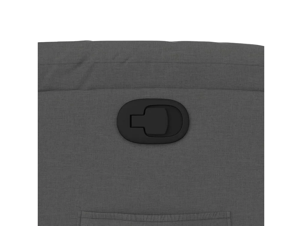 Fauteuil inclinable Gris foncé Tissu