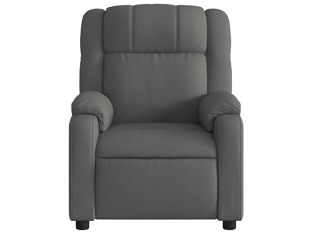 Fauteuil inclinable Gris foncé Tissu