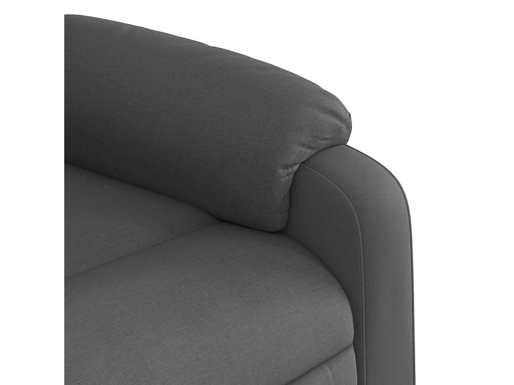 Fauteuil inclinable Gris foncé Tissu