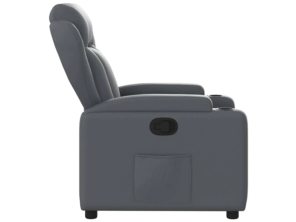 Fauteuil inclinable Gris Similicuir