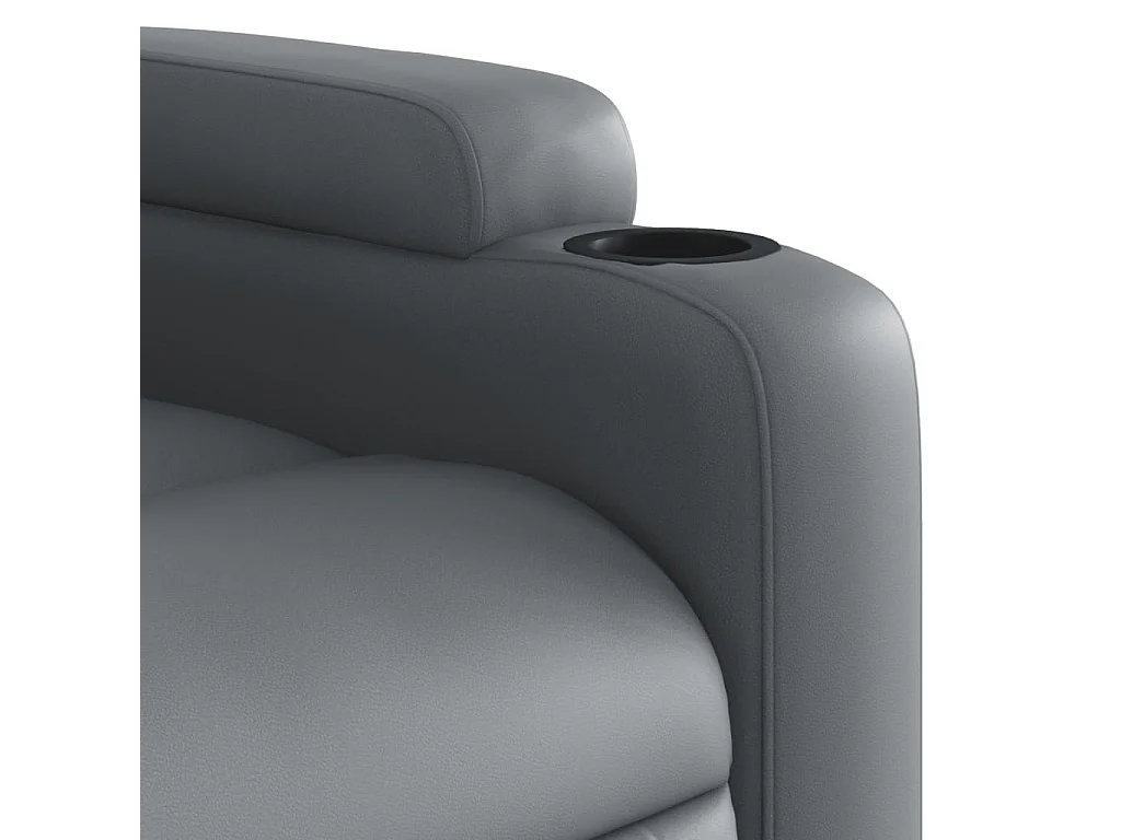 Fauteuil inclinable Gris Similicuir