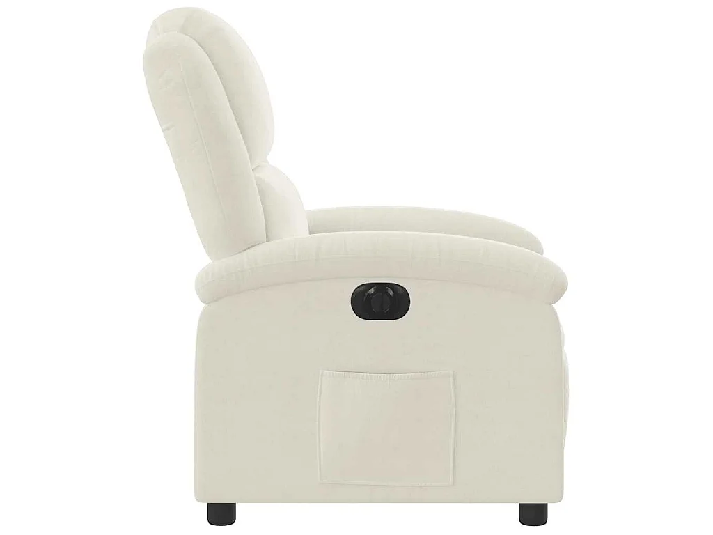 Relaxsessel Elektrisch Creme Samt