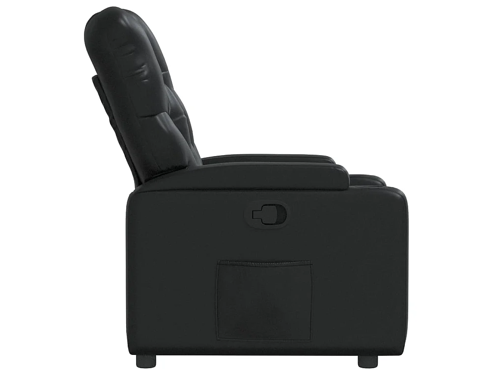 Fauteuil inclinable Noir Similicuir